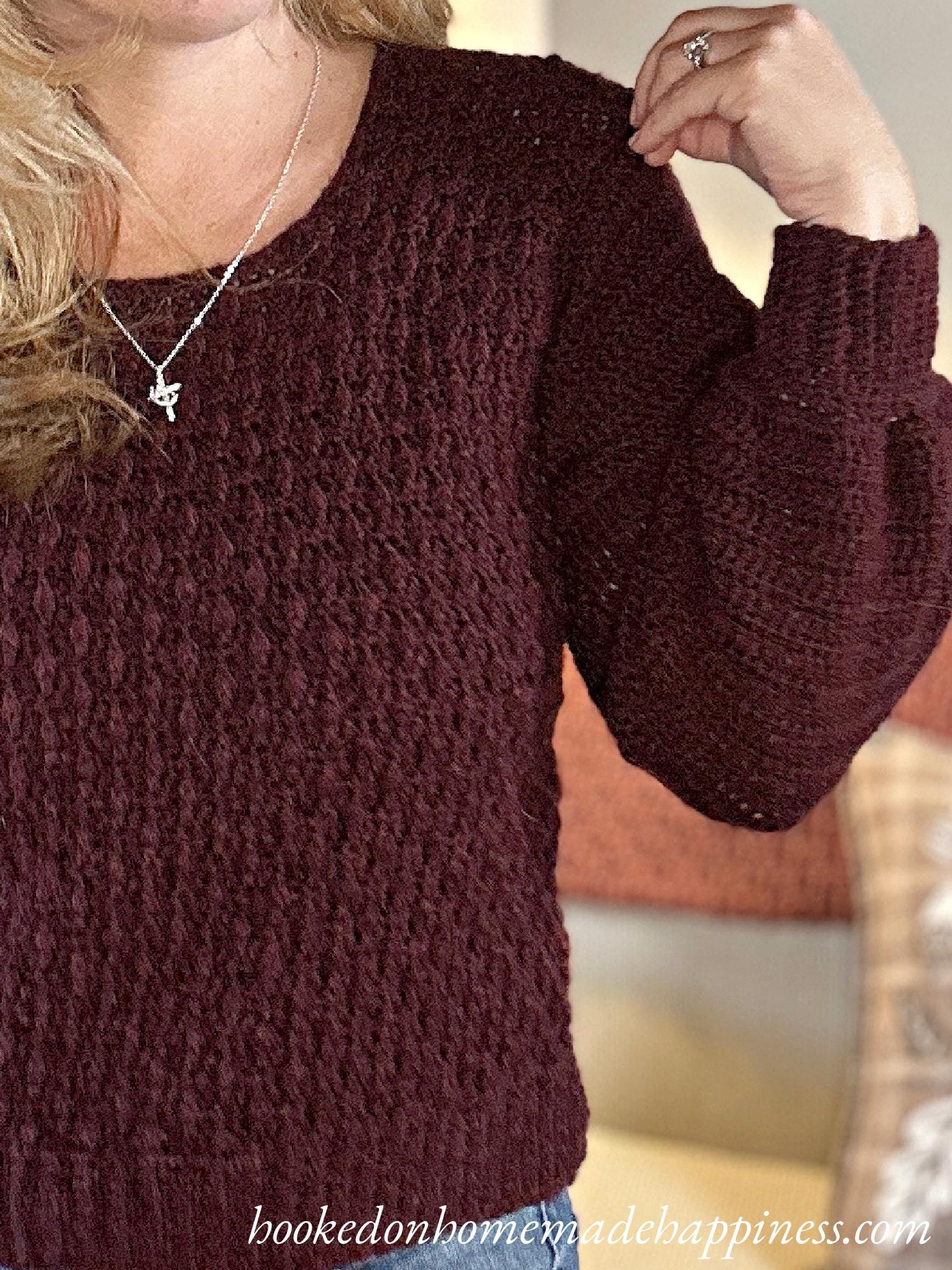Falling Leaves Sweater Crochet Pattern