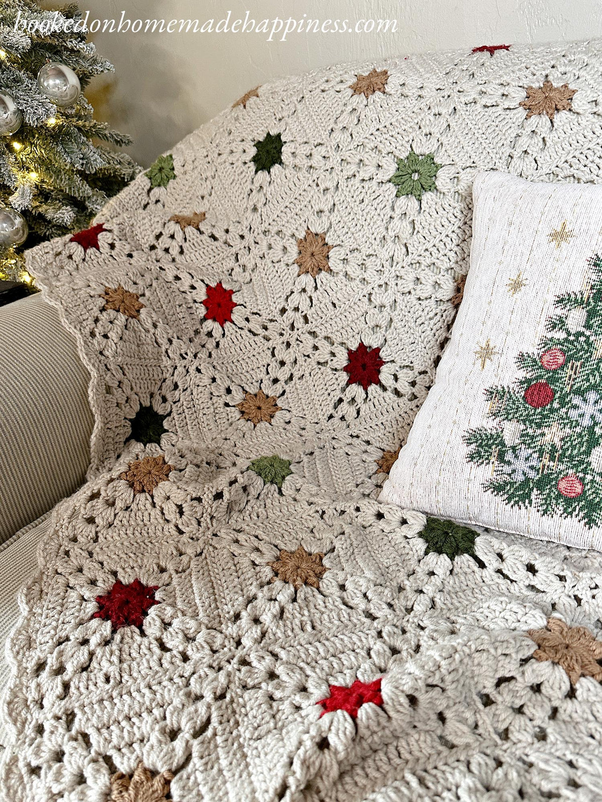 Country Christmas Afghan Crochet Pattern