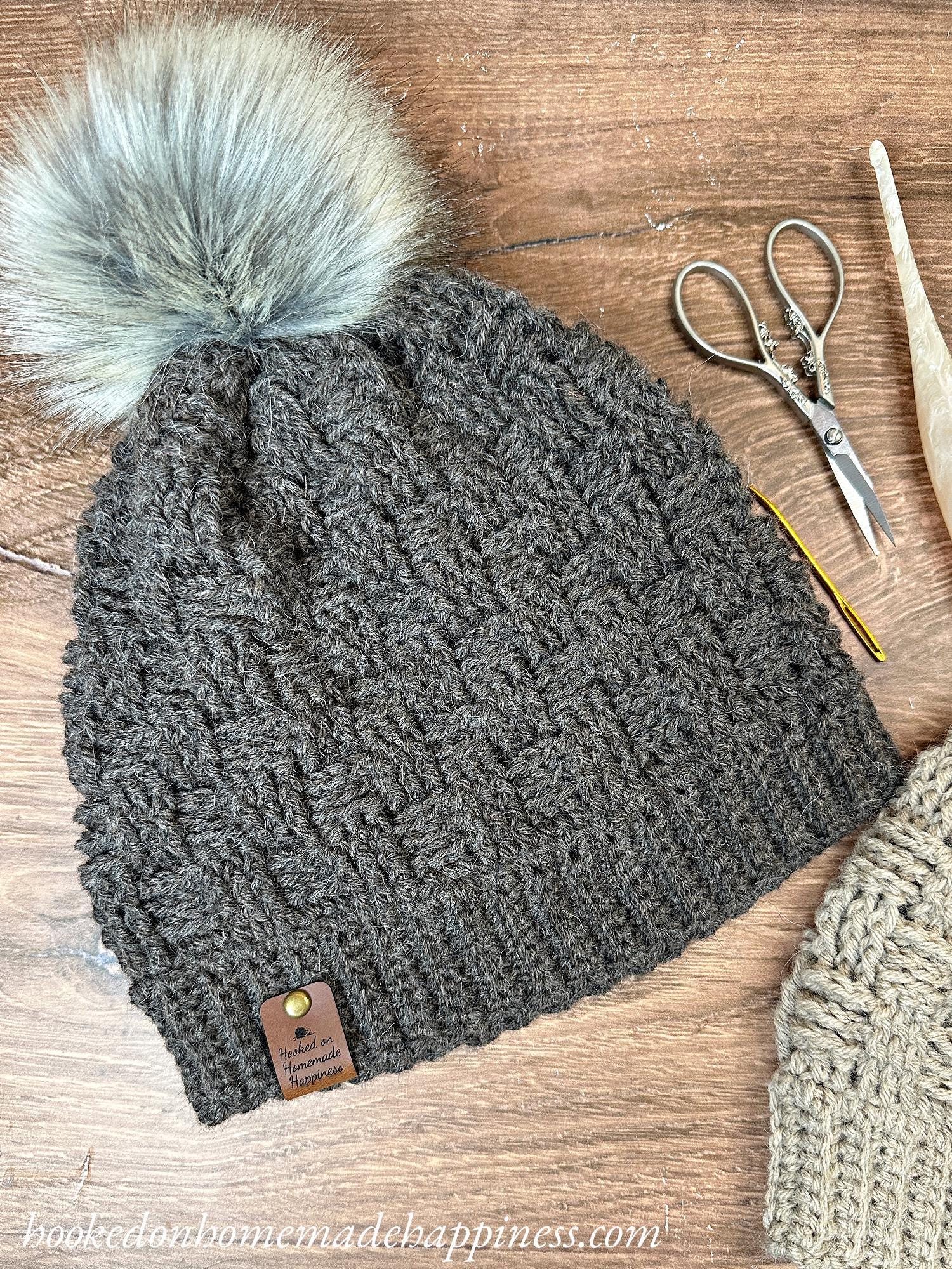 Woven Beanie Crochet Pattern