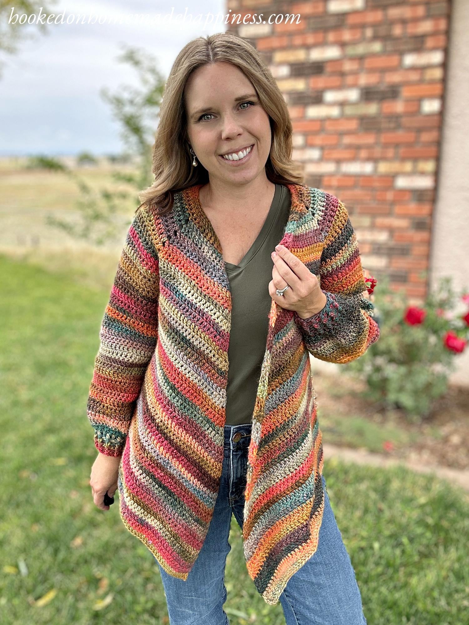 Easy All DC Cardigan Crochet Pattern
