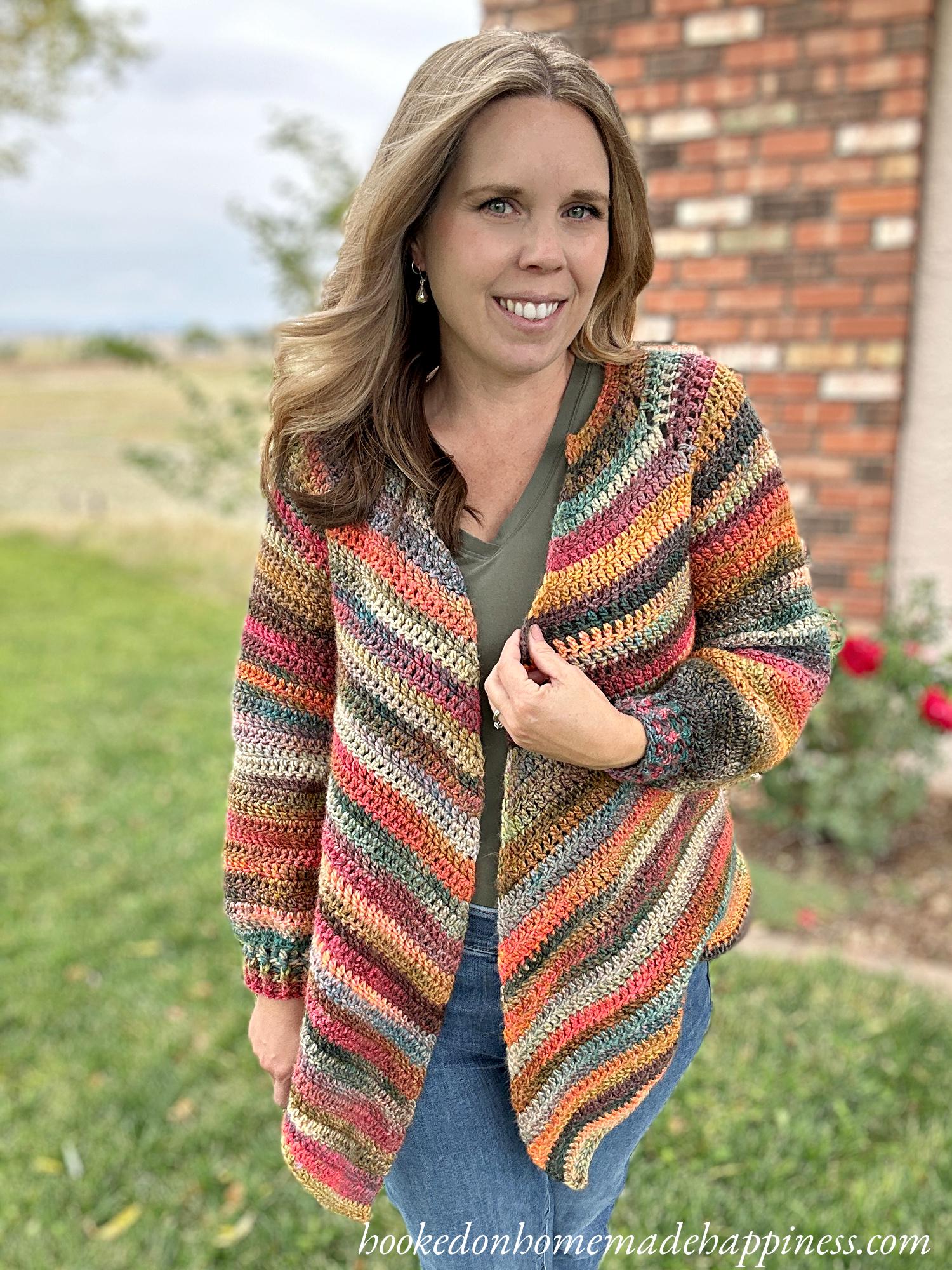 Easy All DC Cardigan Crochet Pattern