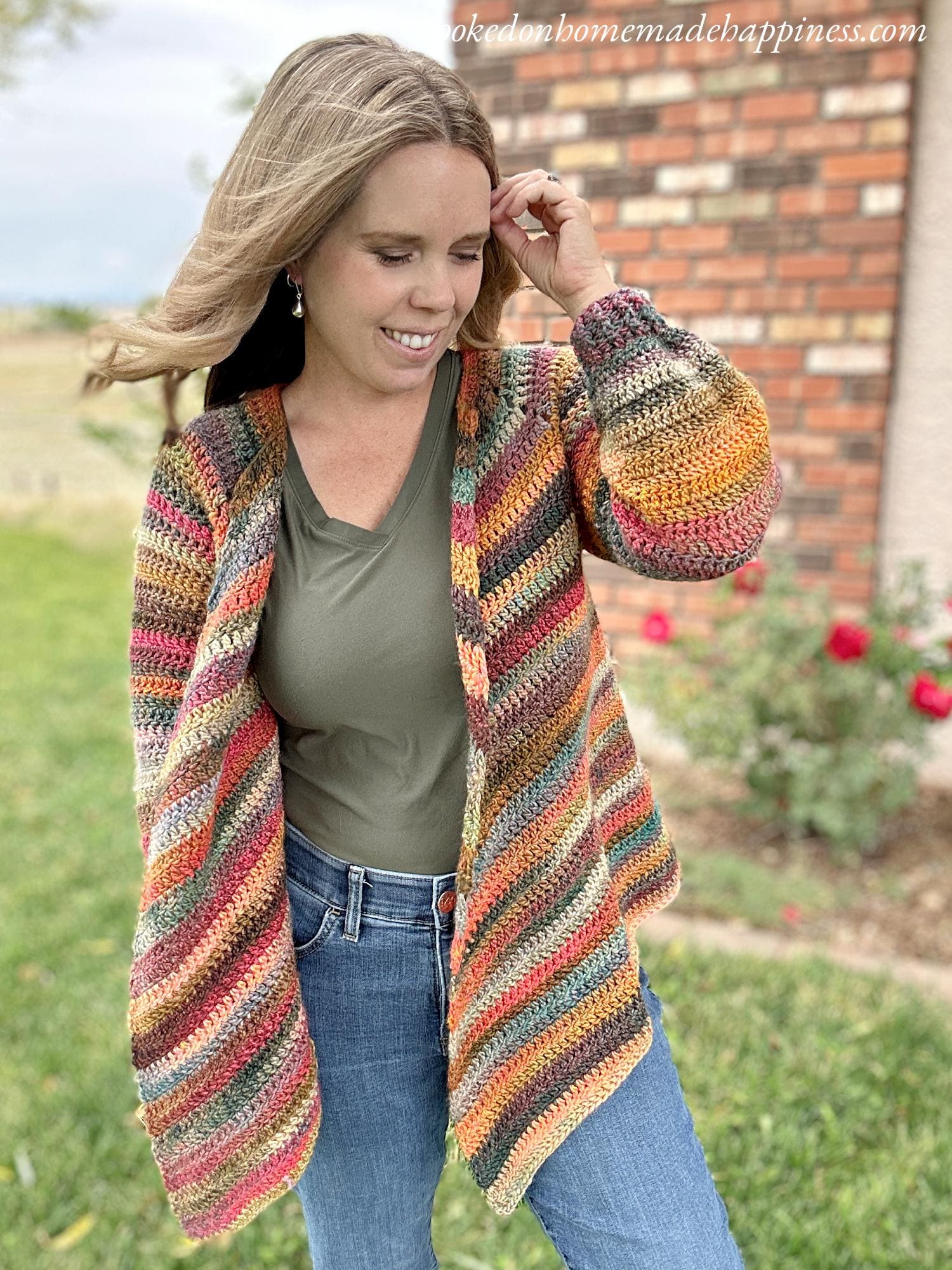Easy All DC Cardigan Crochet Pattern