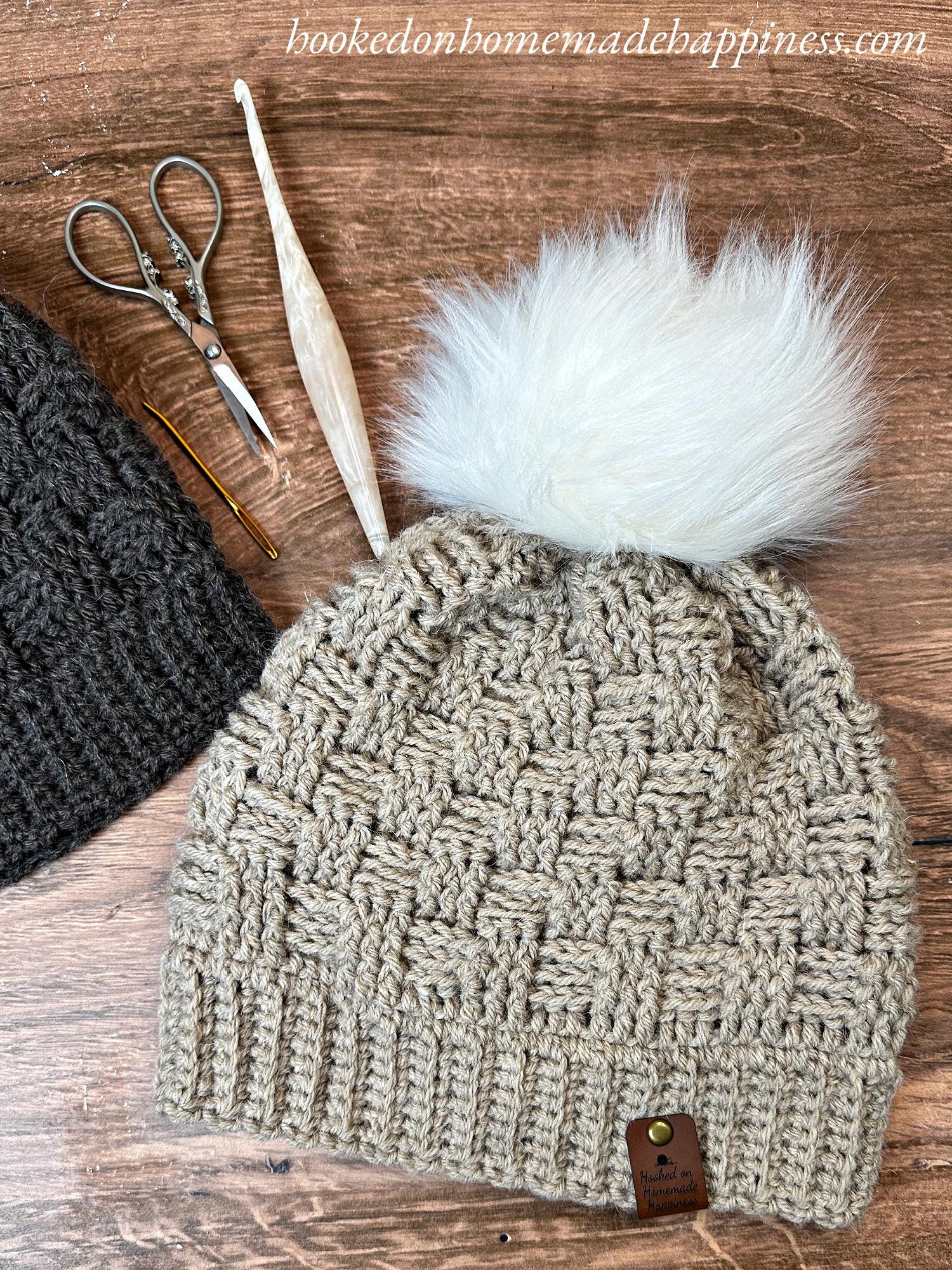 Woven Beanie Crochet Pattern