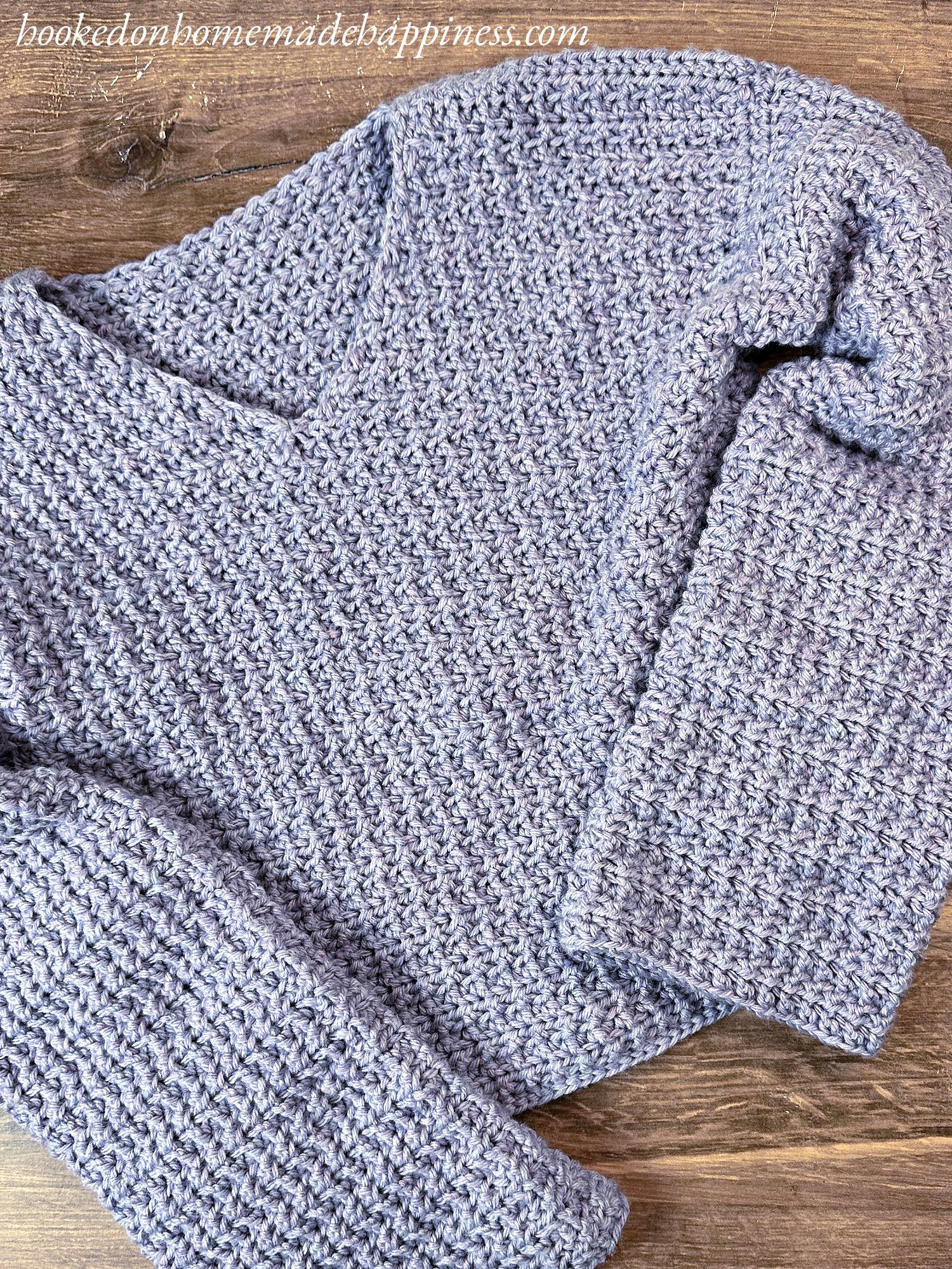 Textured Pullover Crochet Pattern