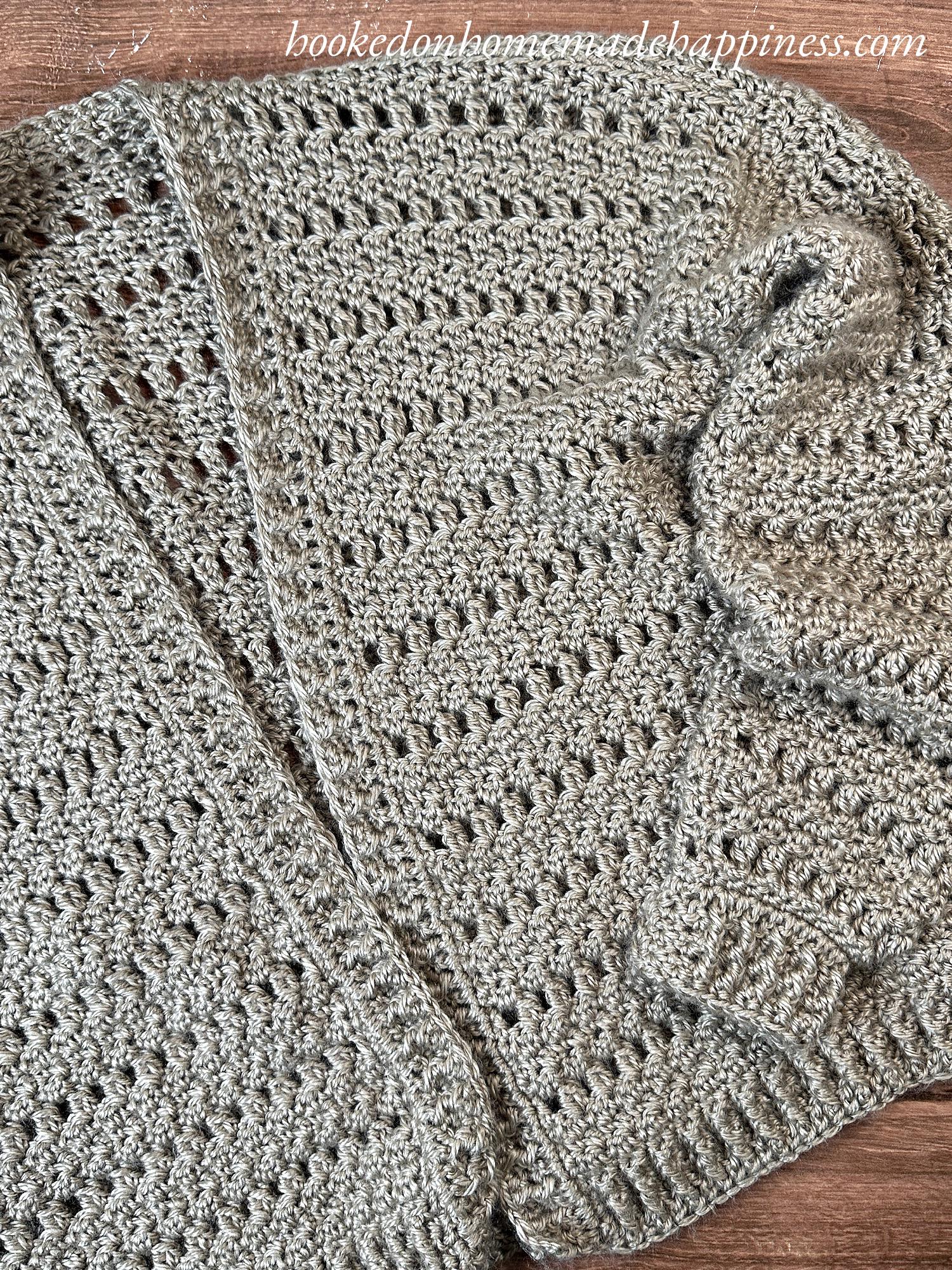 Cluster Cardigan Crochet Pattern