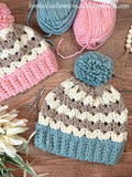 Chunky Iris Beanie Crochet Pattern