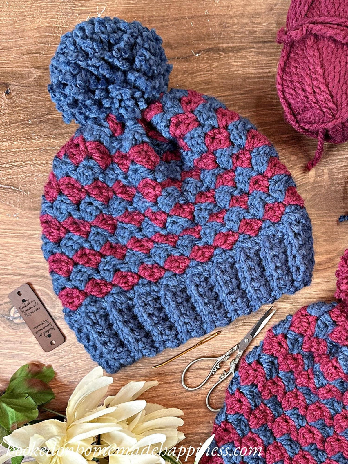 Chunky Suzette Stitch Beanie Crochet Pattern