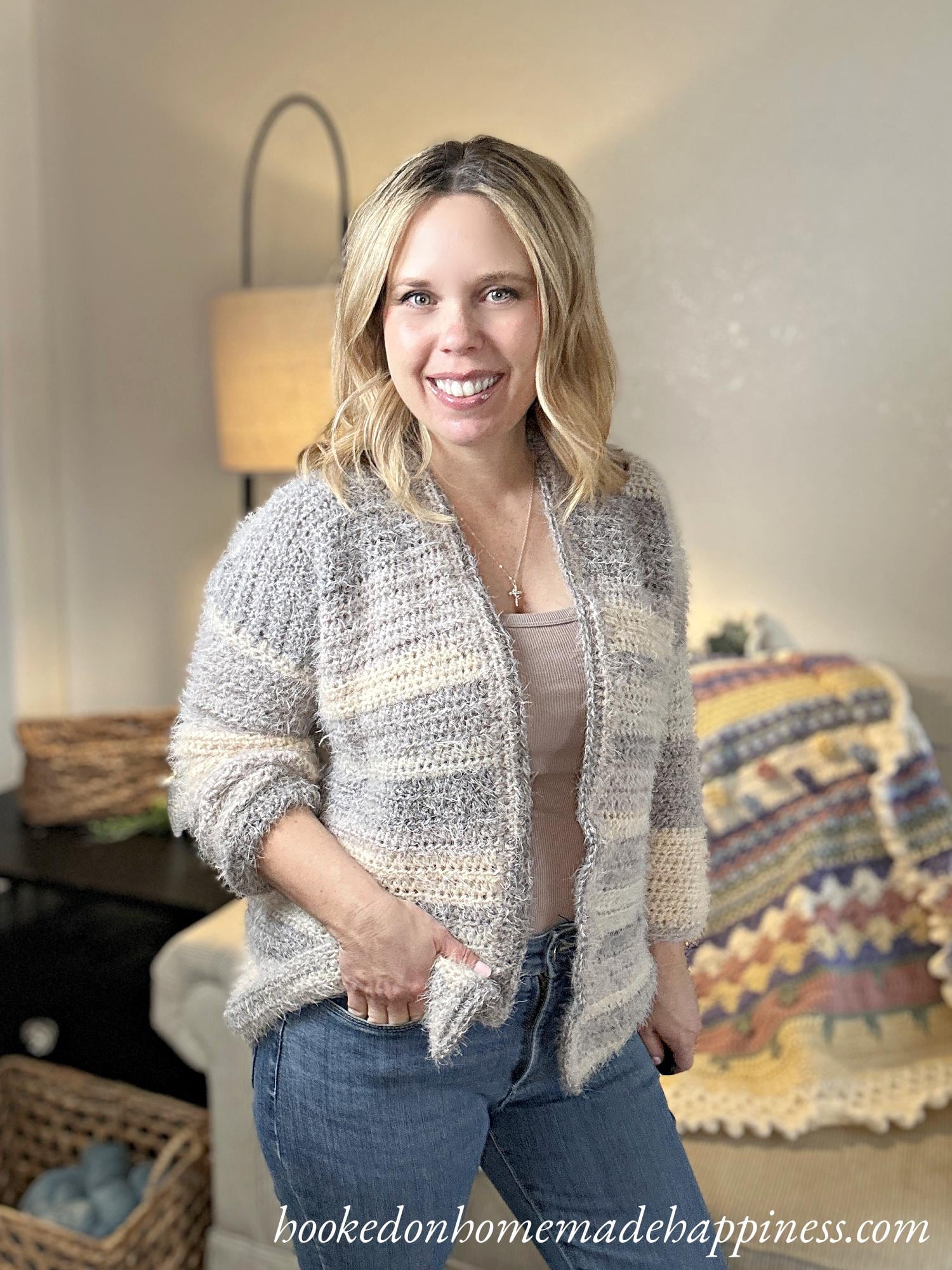 All HDC Cardigan Crochet Pattern