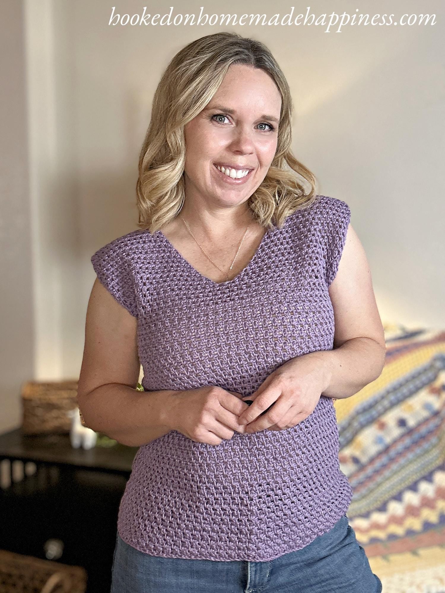 Easy Mesh Tee Crochet Pattern