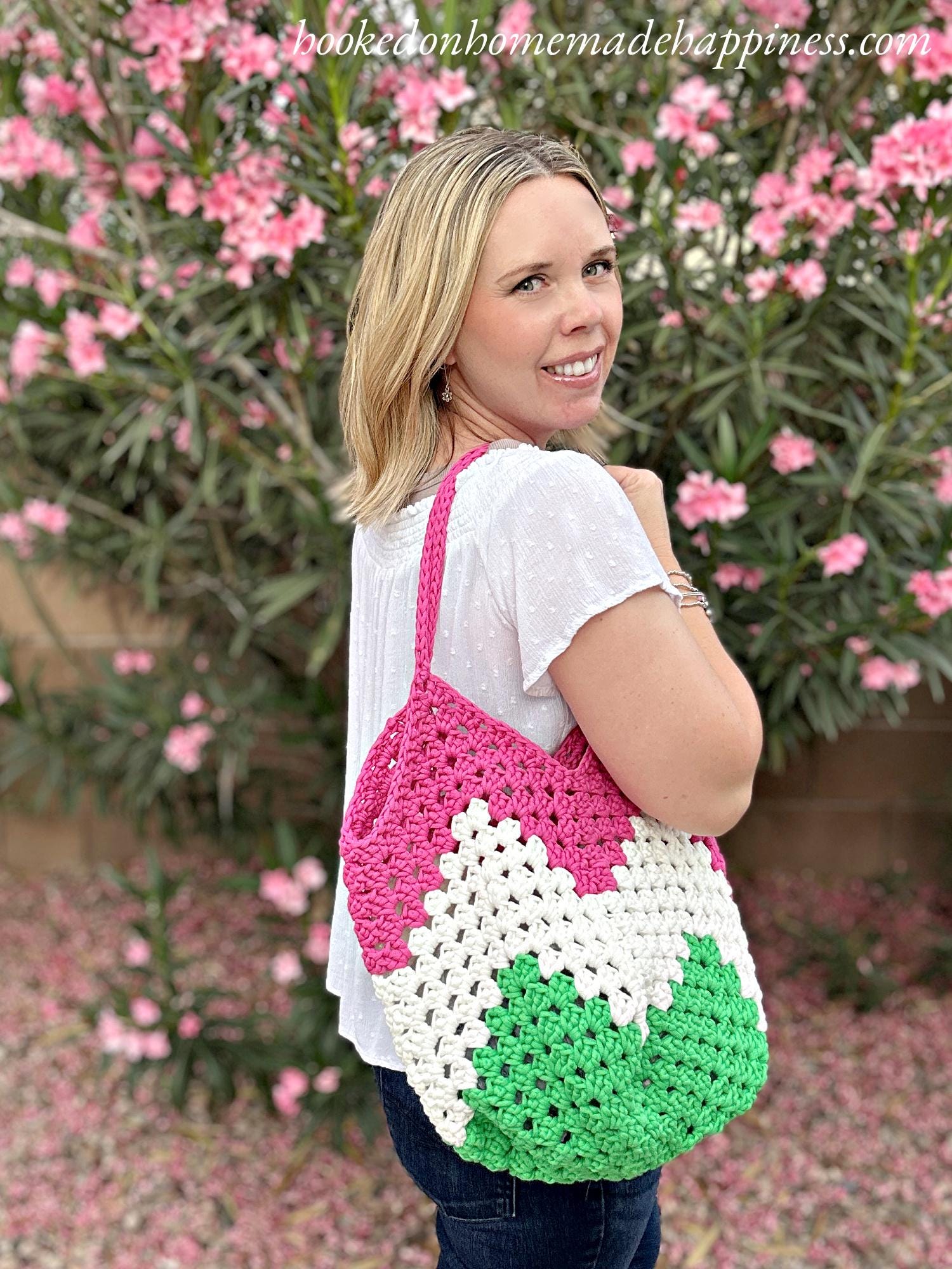 Granny Stitch Market Bag Crochet Pattern