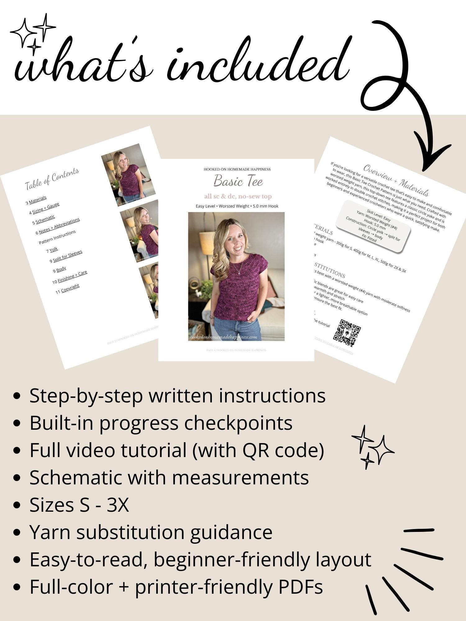 Basic Tee Crochet Pattern