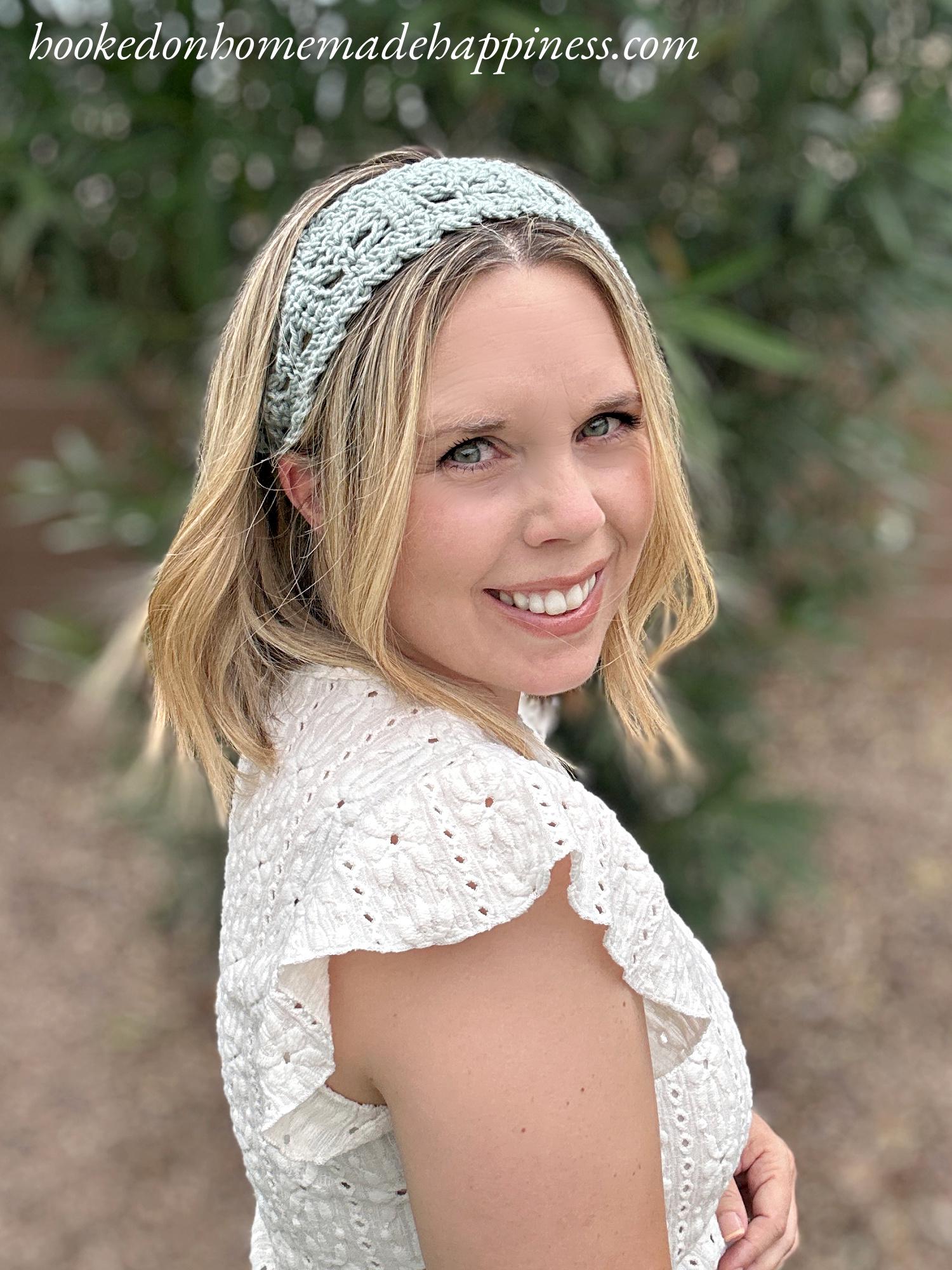 Easy Lace Headband Crochet Pattern