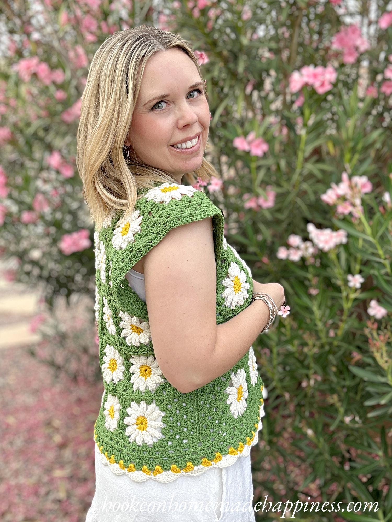 Daisy Square Tee Crochet Pattern