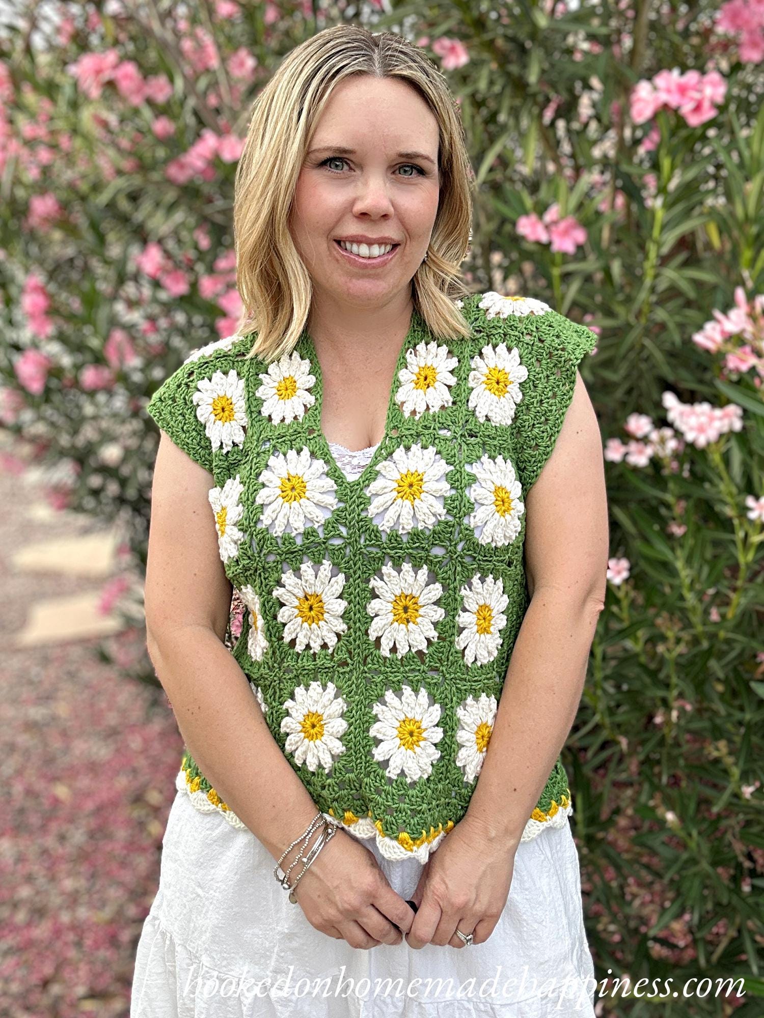 Daisy Square Tee Crochet Pattern
