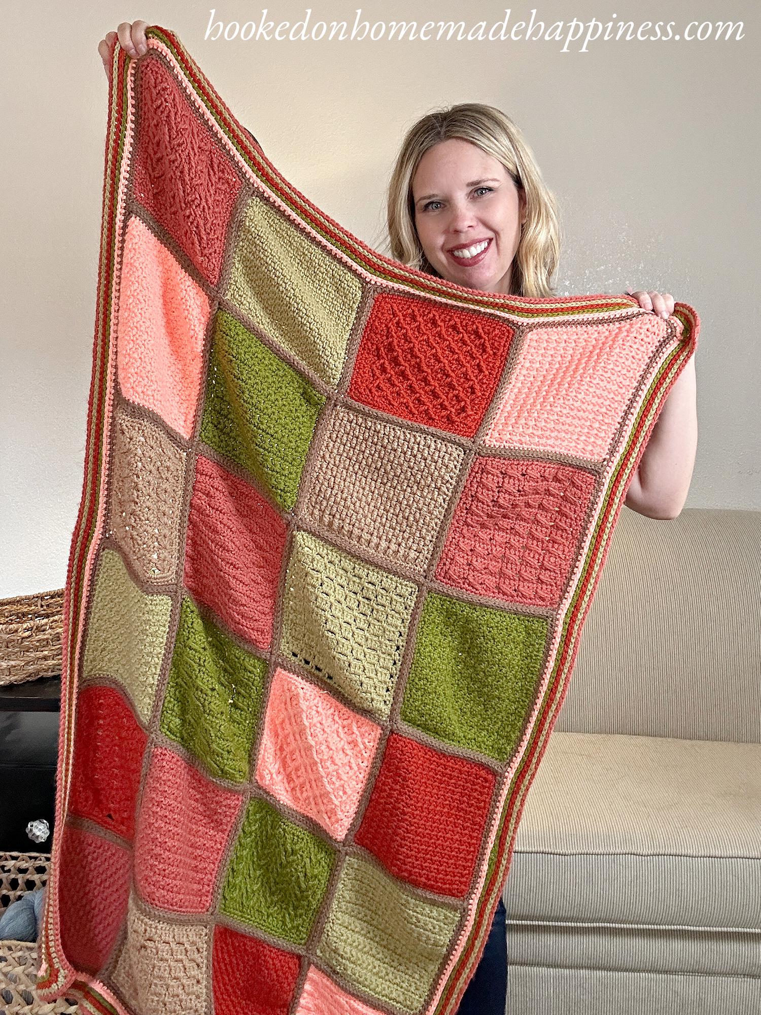 Stitch Sampler Scrapghan Crochet Pattern