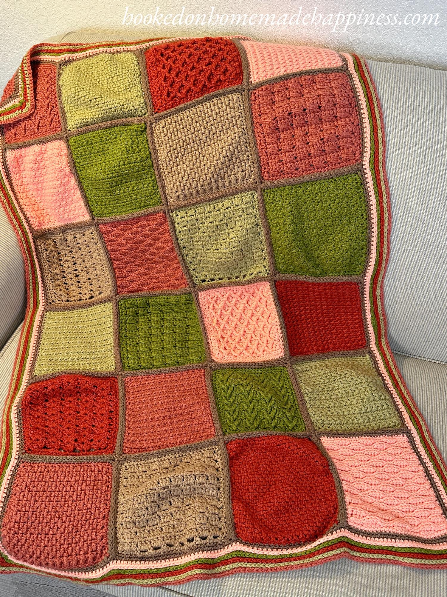 Stitch Sampler Scrapghan Crochet Pattern